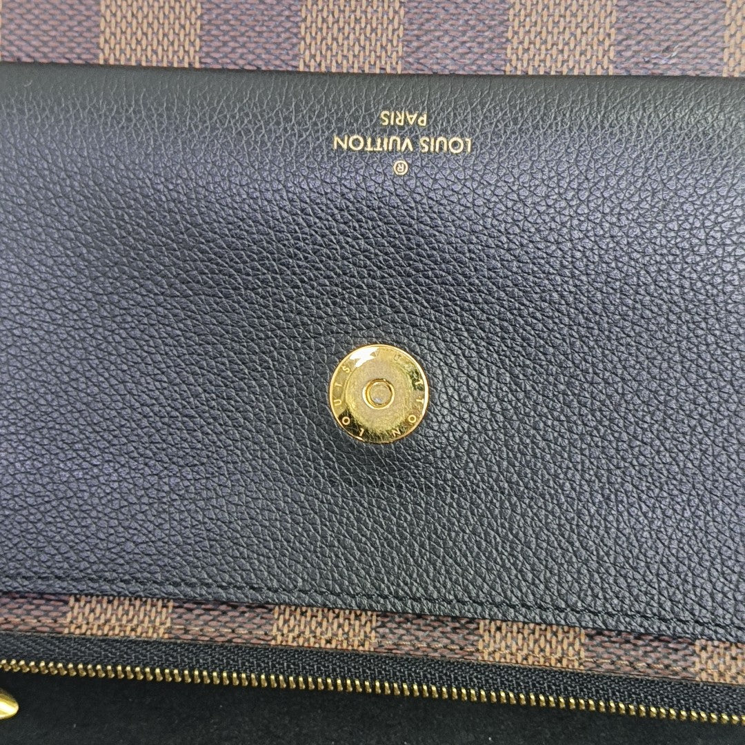 VAVIN Damier Ebene Coated Canvas Brown