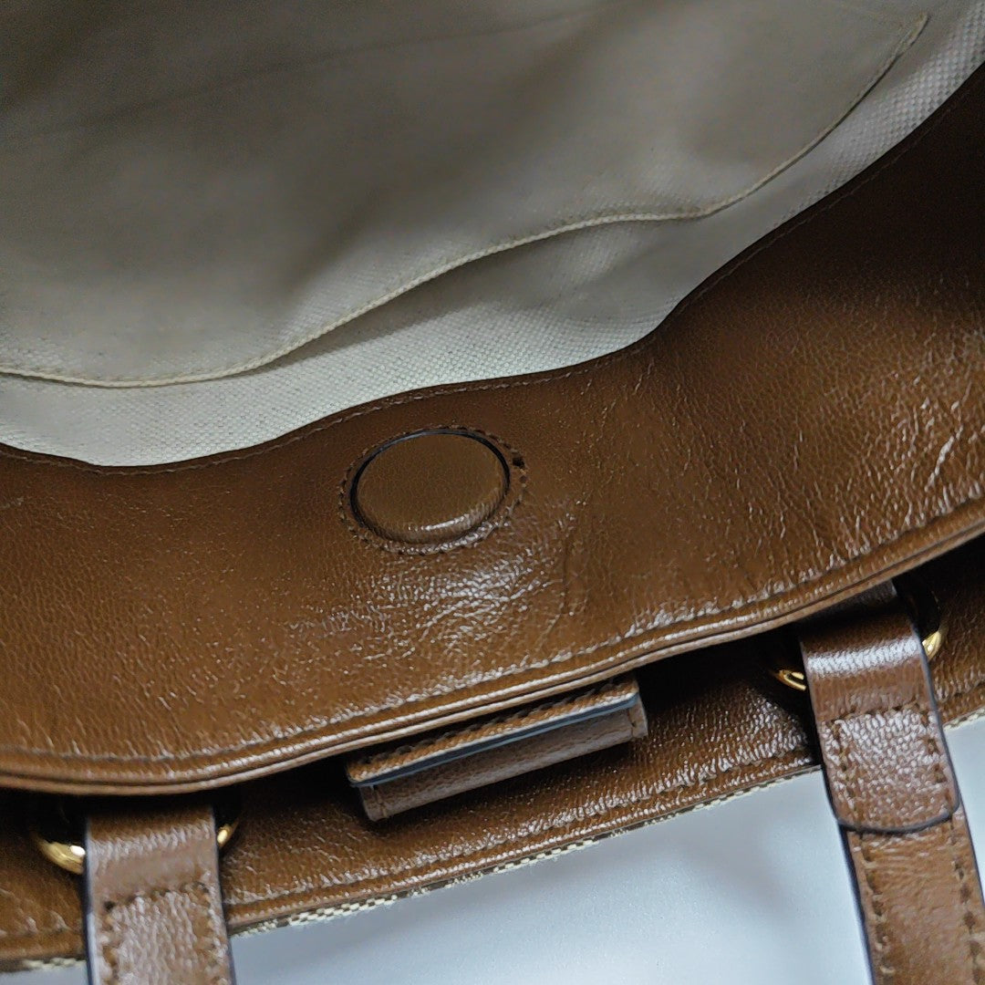 Horsebit 1955 Medium Monogram Canvas Brown