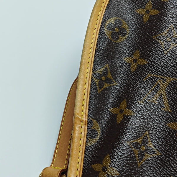 MENILMONTANT MM Monogram Coated Canvas Brown