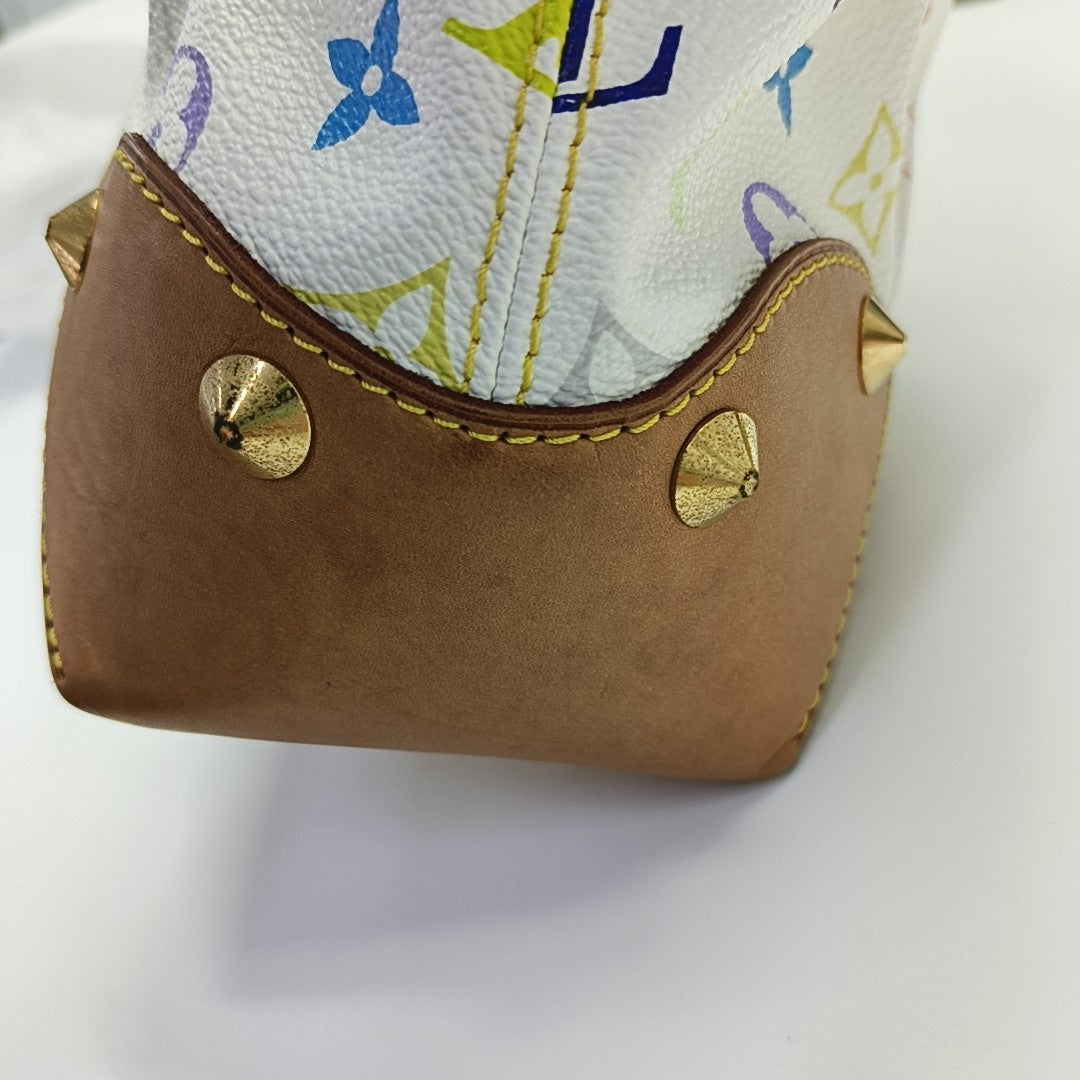 LV × TM JUDY MM Monogram Coated Canvas White