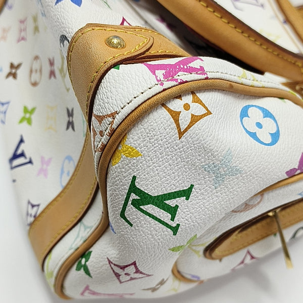 LV × TM PRISCILLA Monogram Coated Canvas White