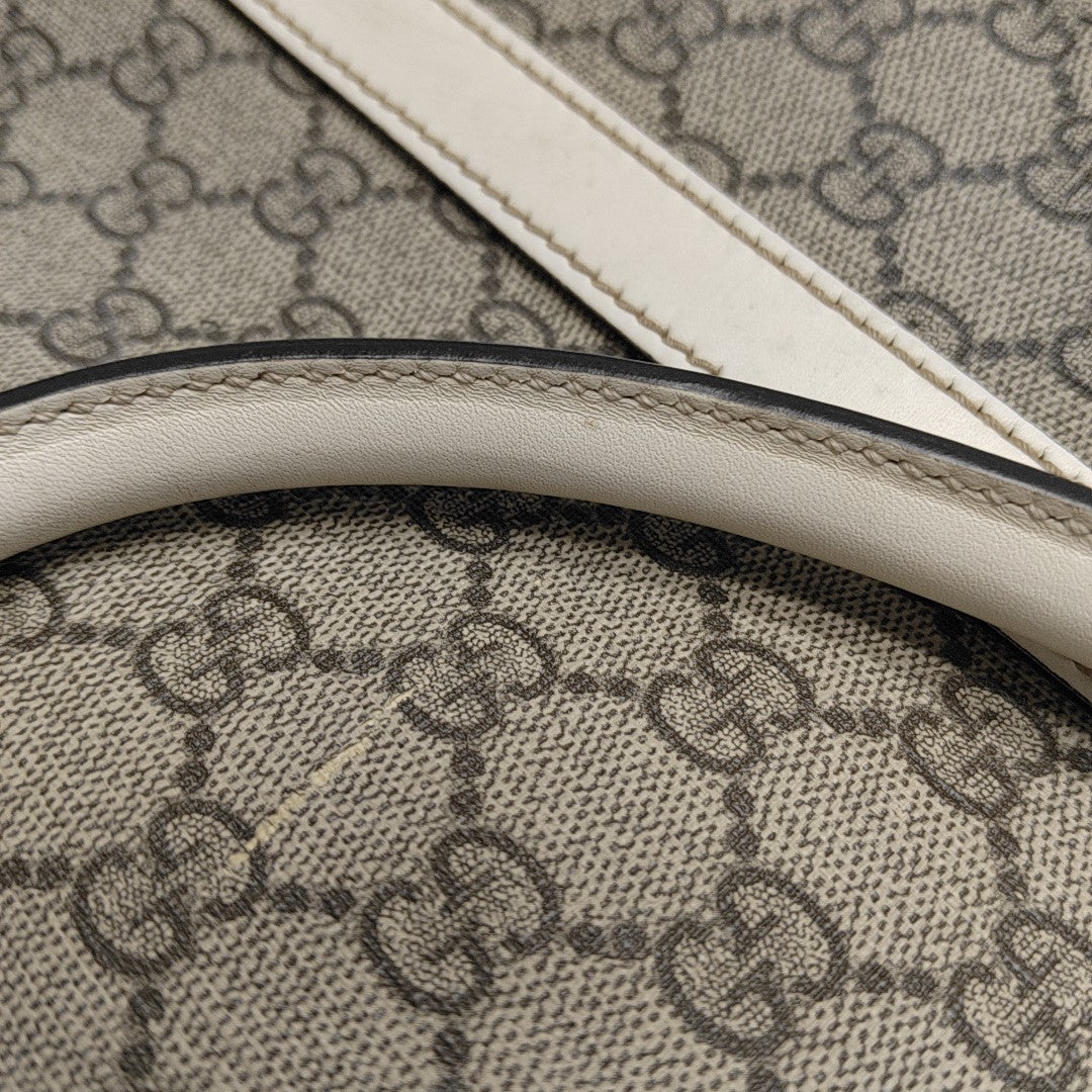 Microguccissima Monogram Coated Canvas Black