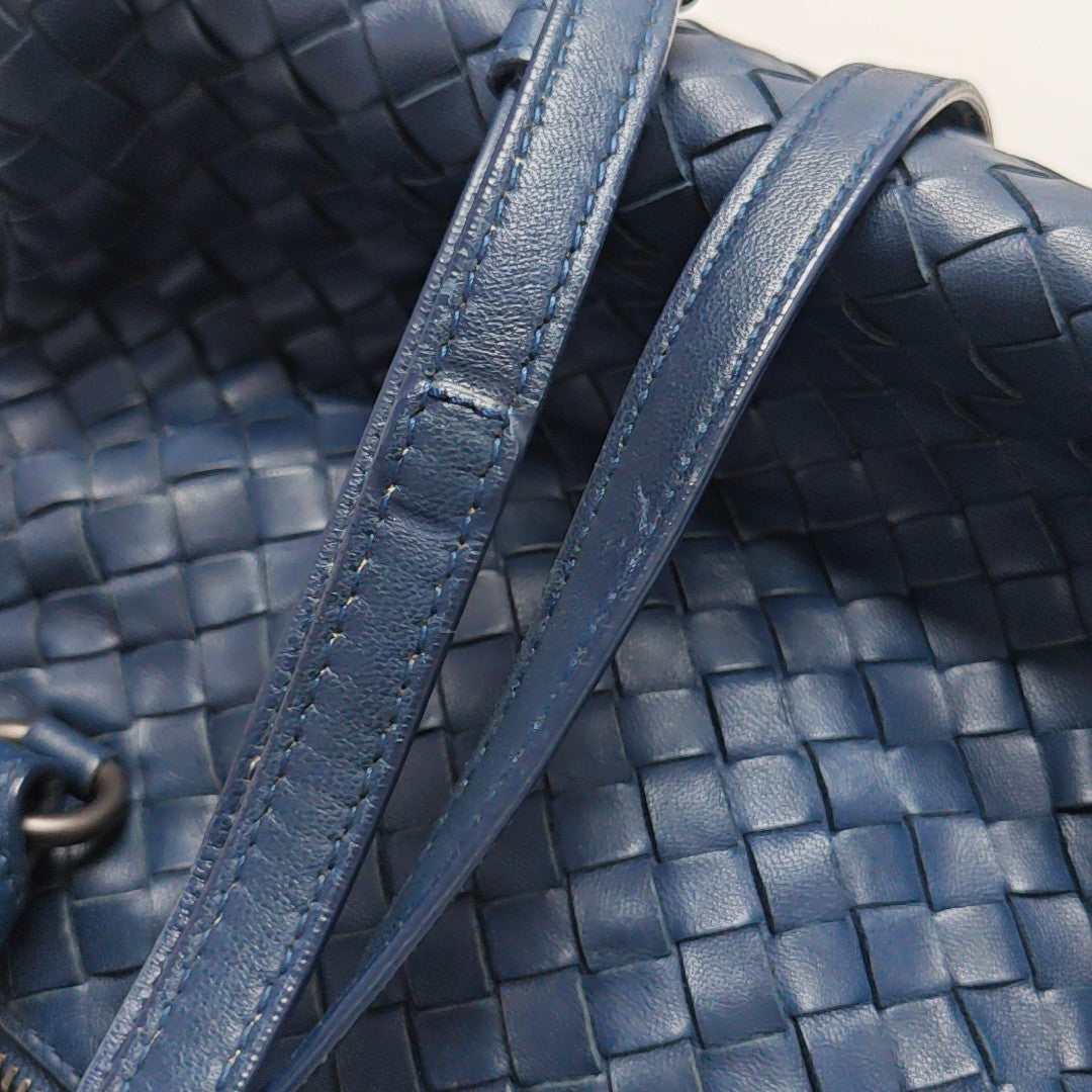Lambskin Shoulder Bag Blue