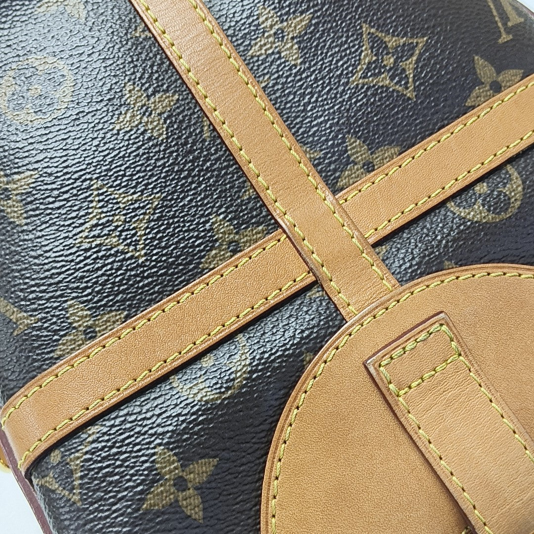 DUFFLE Monogram Coated Canvas Brown