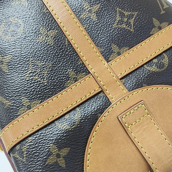 DUFFLE Monogram Coated Canvas Brown