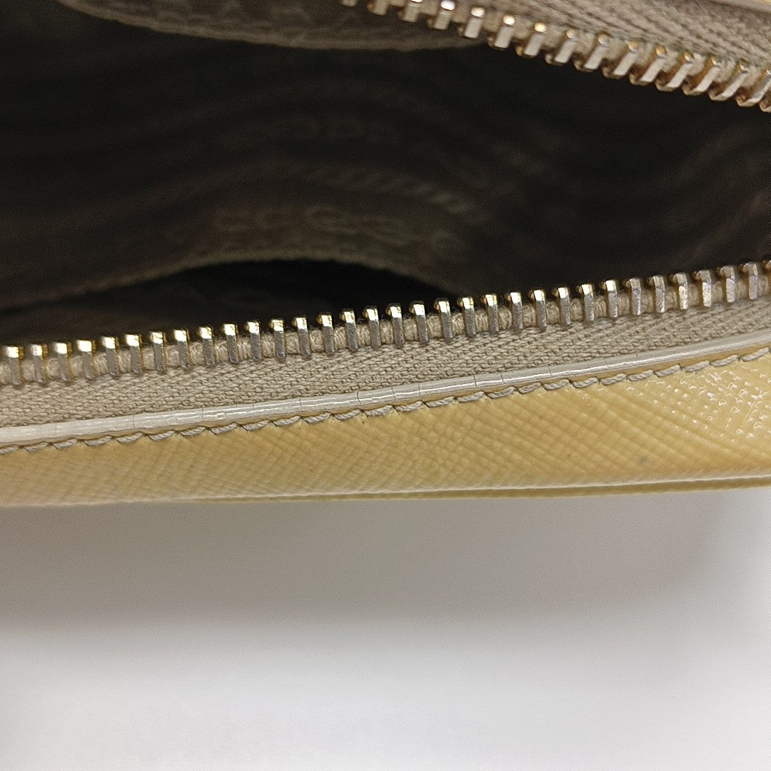 Vitello Phenix Camera Bag Saffiano Calfskin Yellow