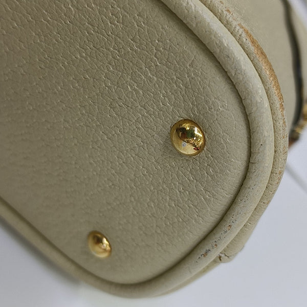 Diana Mini Calfskin White