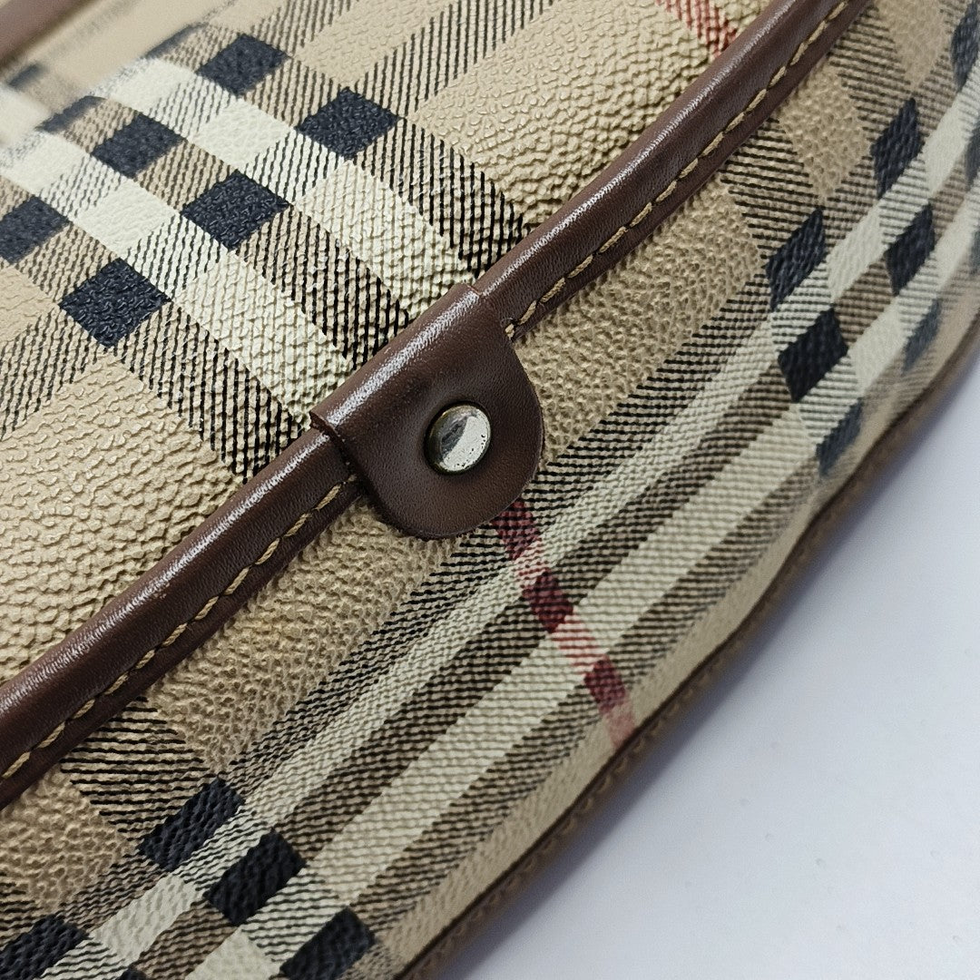 Coated Canvas Shoulder Bag Multicolor