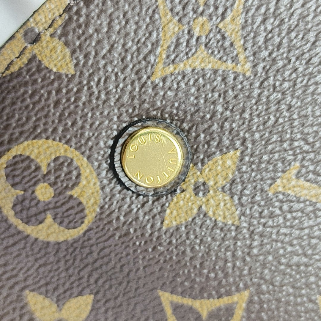 MONTAIGNE Monogram Coated Canvas Brown