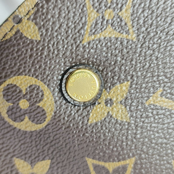 MONTAIGNE Monogram Coated Canvas Brown