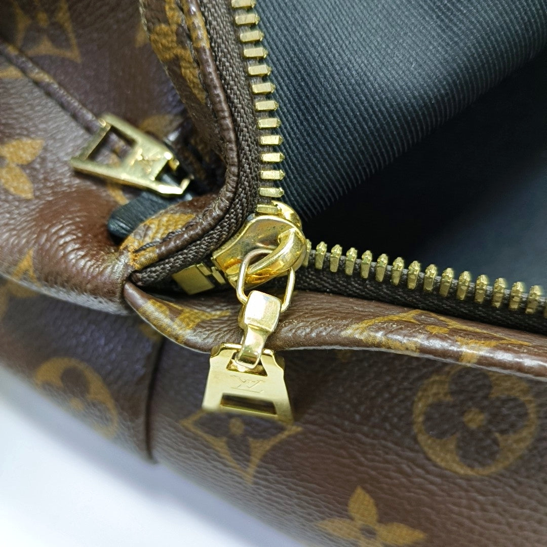 PALM SPRINGS PM Monogram Coated Canvas Brown