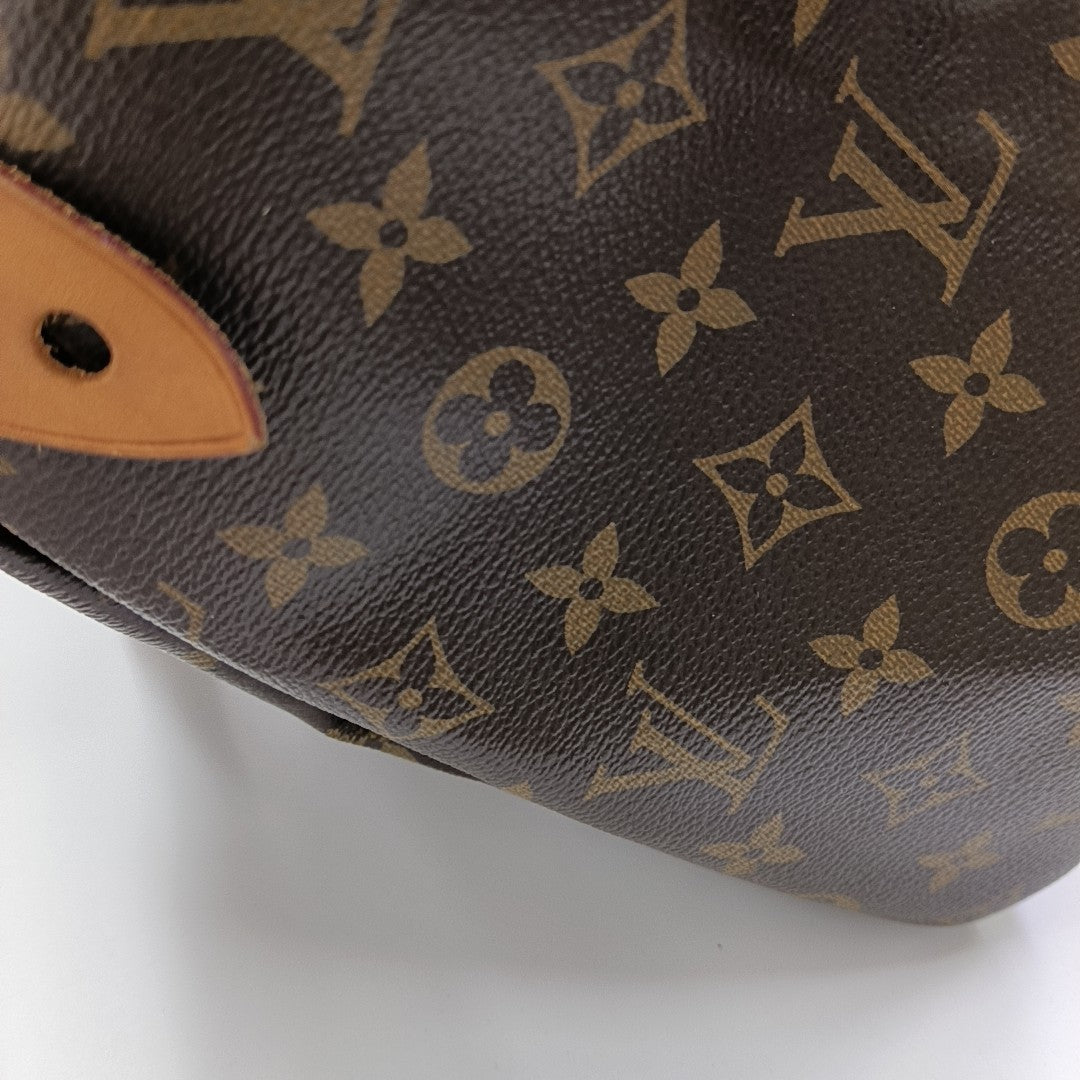 SPEEDY 30 Monogram Coated Canvas Brown