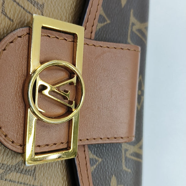 DAUPHINE WOC Monogram Coated Canvas Brown