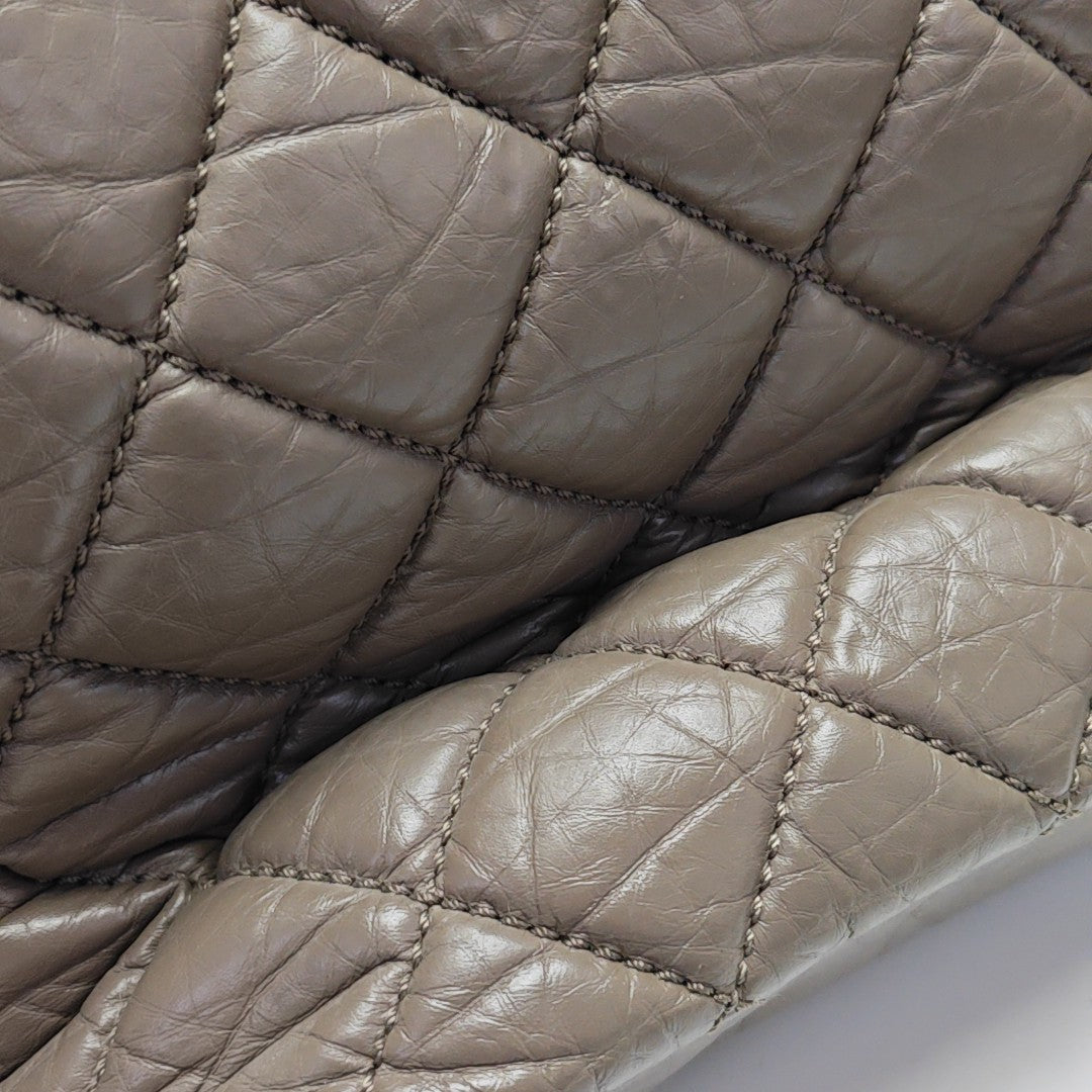 PORTOBELLO Quilted Calfskin Gray