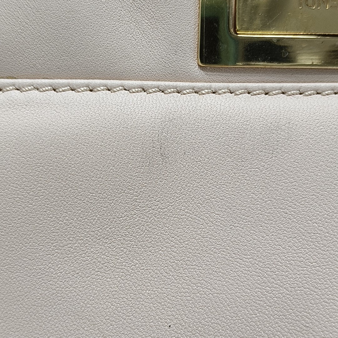 Peekaboo Mini Lambskin Beige