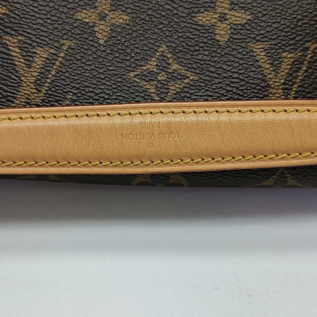 DIANE Nano Monogram Coated Canvas Brown
