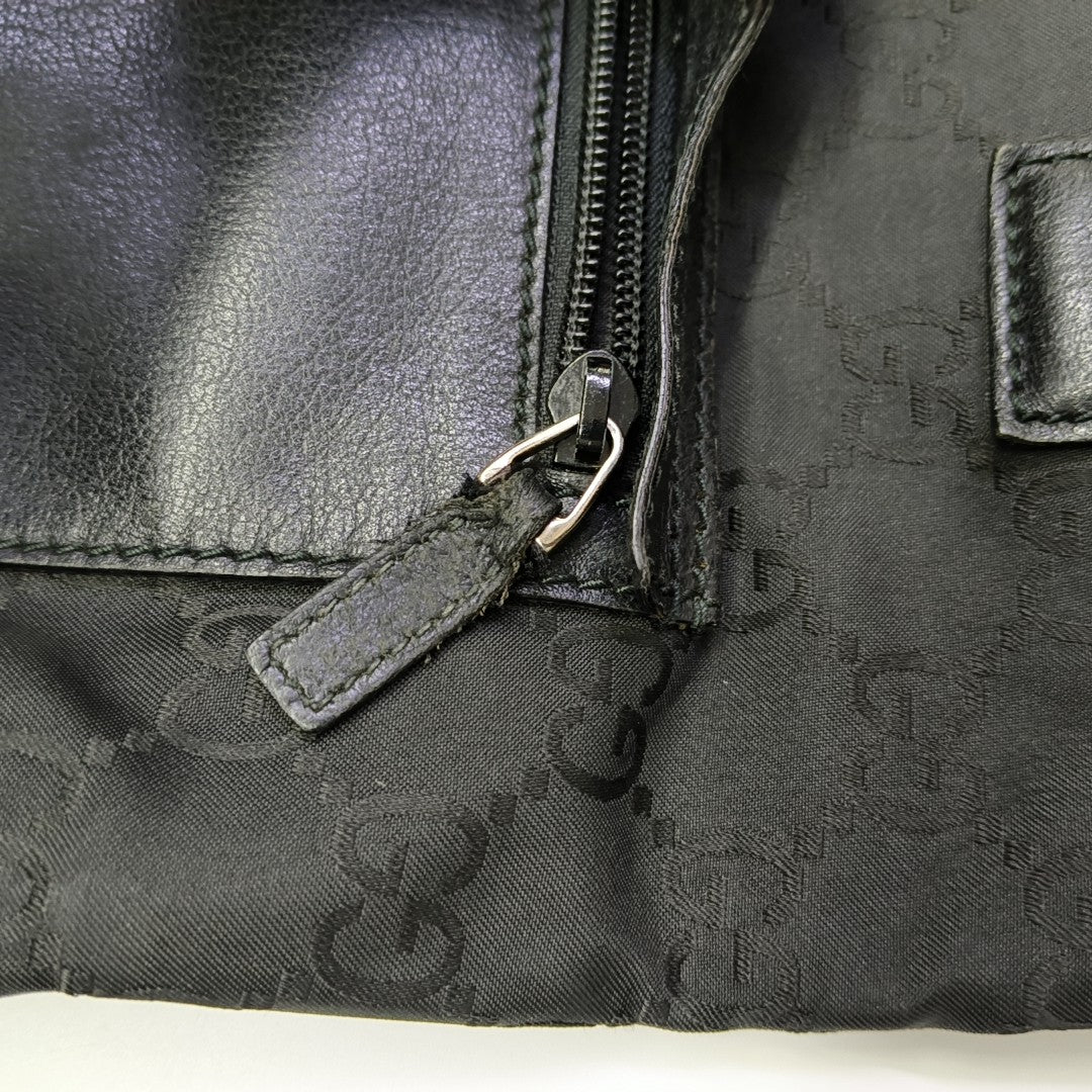 Monogram Canvas Tote Bag Black