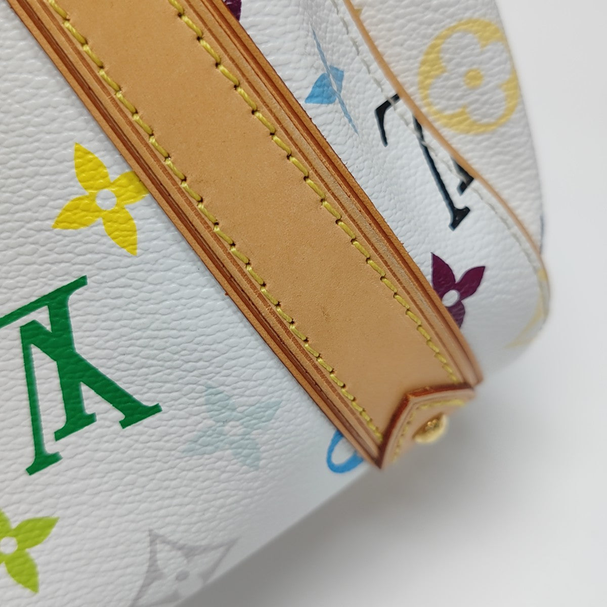 LV × TM PRISCILLA Monogram Coated Canvas White