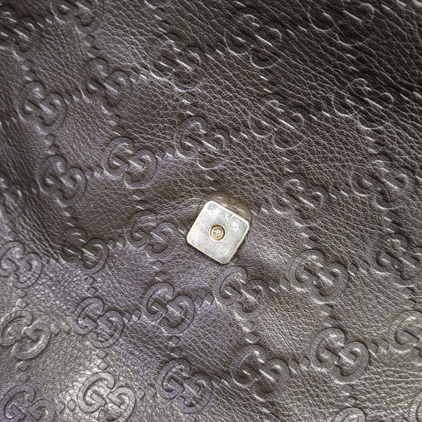 GG Imprime Monogram Calfskin Brown