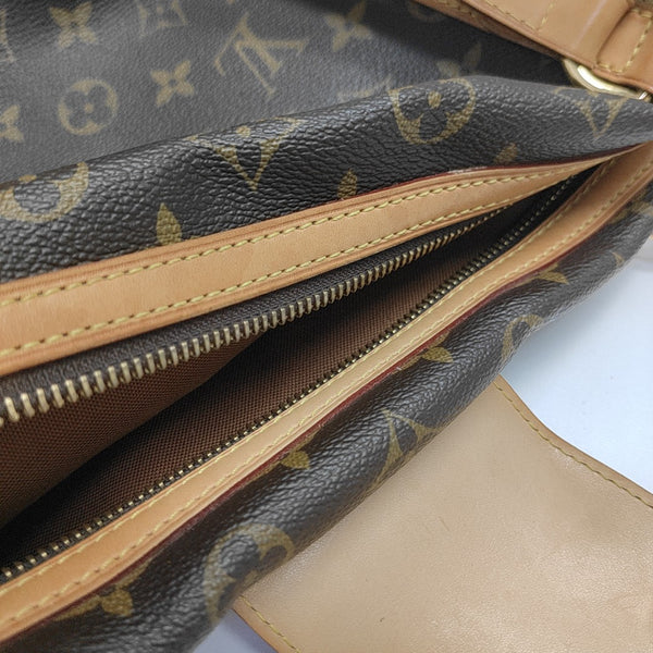 STRESA Monogram Coated Canvas Brown