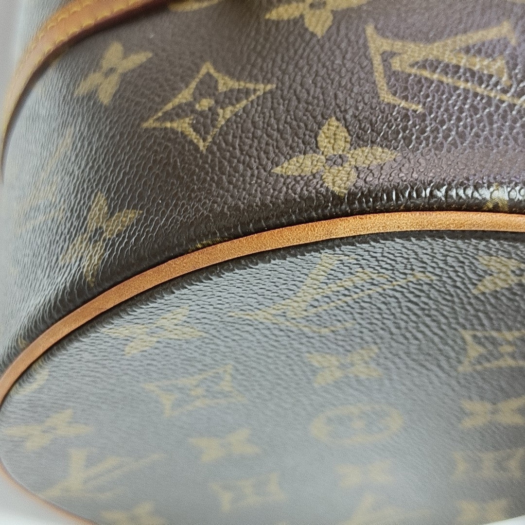 PAPILLON MM Monogram Coated Canvas Brown