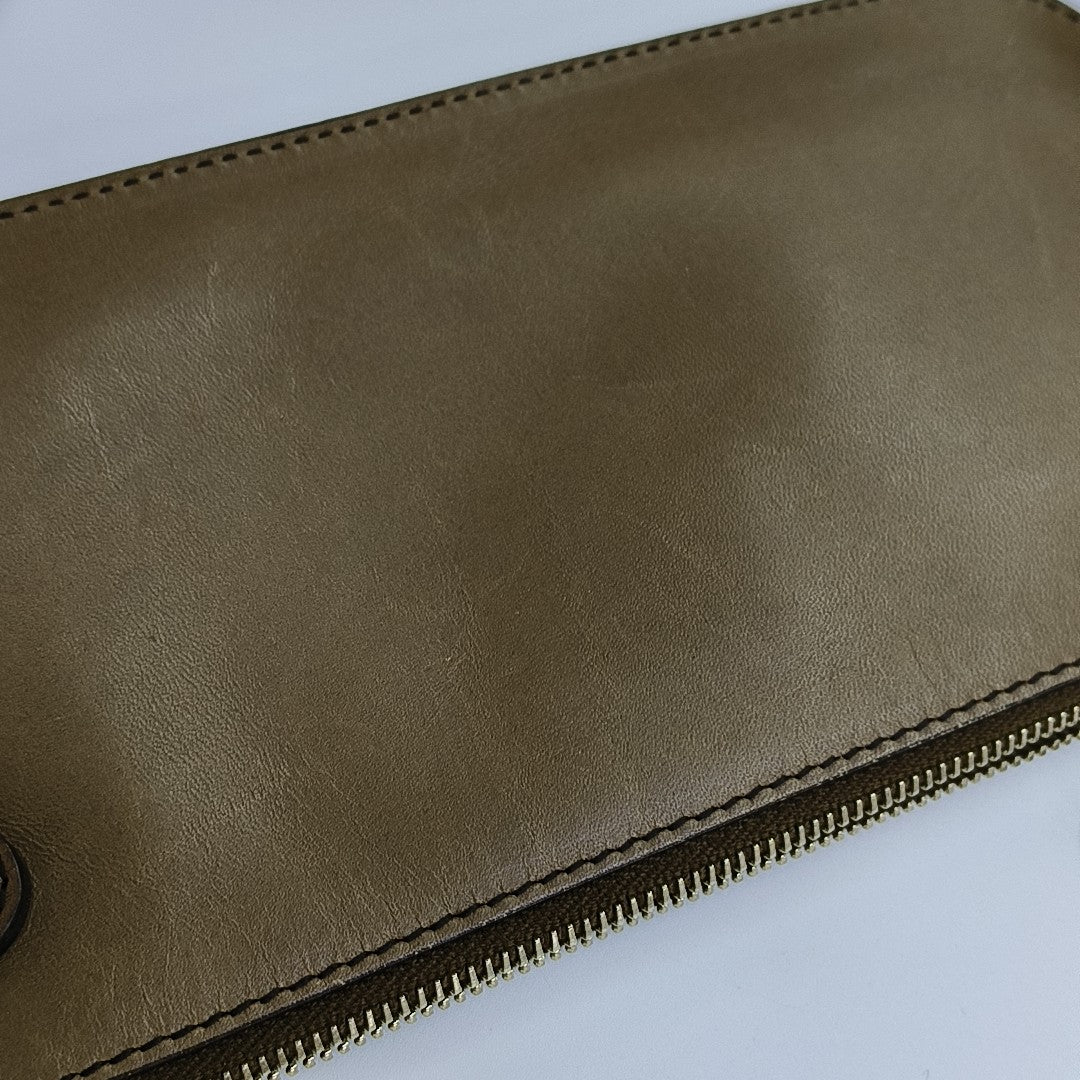 Monogram Canvas Shoulder Bag Brown