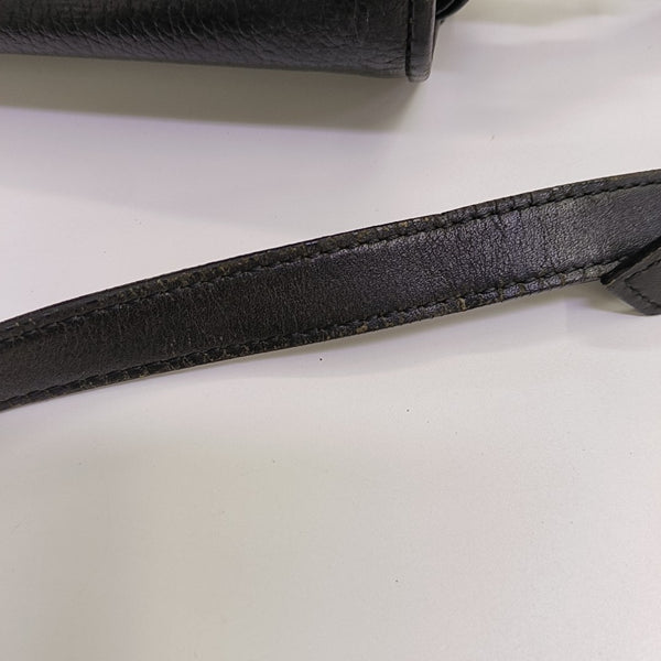 Calfskin Shoulder Bag Black