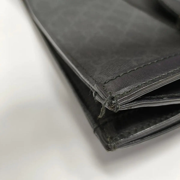 Monogram Coated Canvas Tote Bag Black