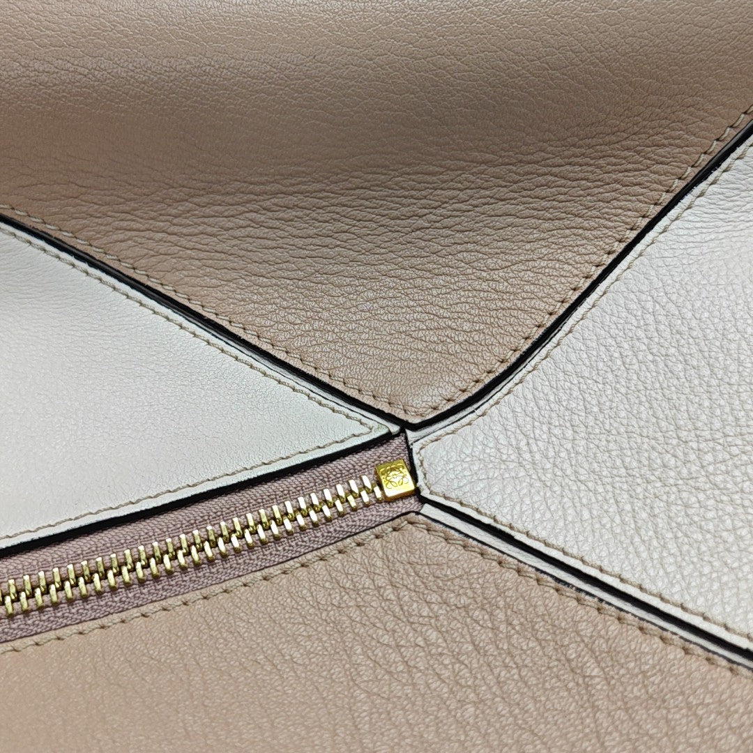Puzzle Medium Calfskin Pink