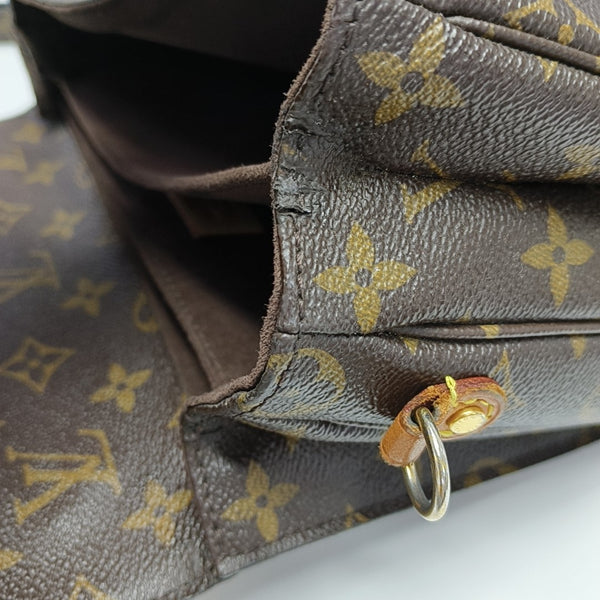 MÉTIS MM Monogram Coated Canvas Brown