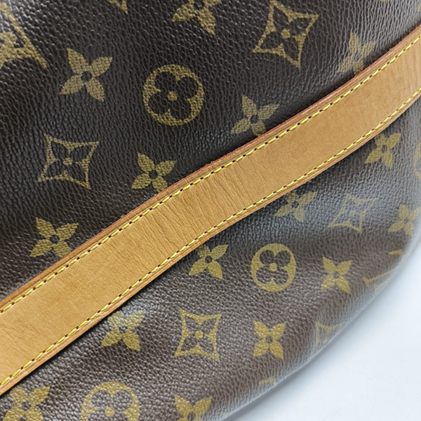 KEEPALL 60 Monogram Coated Canvas Brown