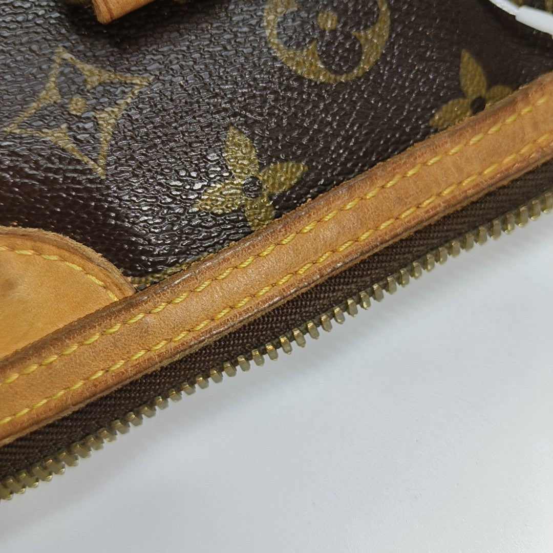 PALERMO PM Monogram Coated Canvas Brown