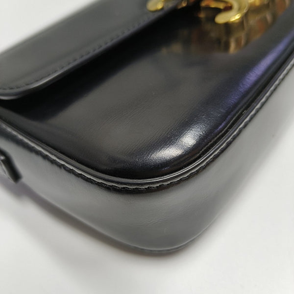 TRIOMPHE Small Calfskin Black