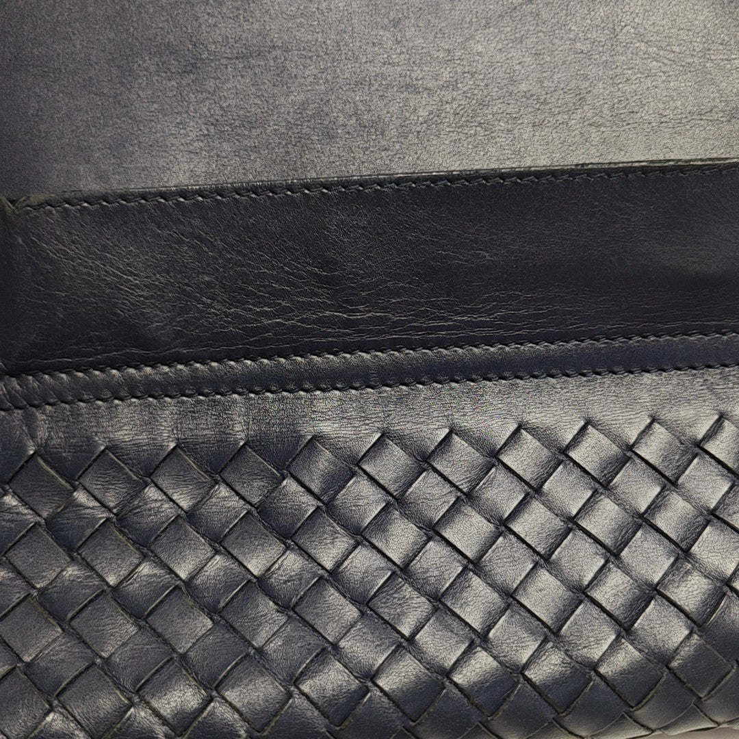 Calfskin Shoulder Bag Blue