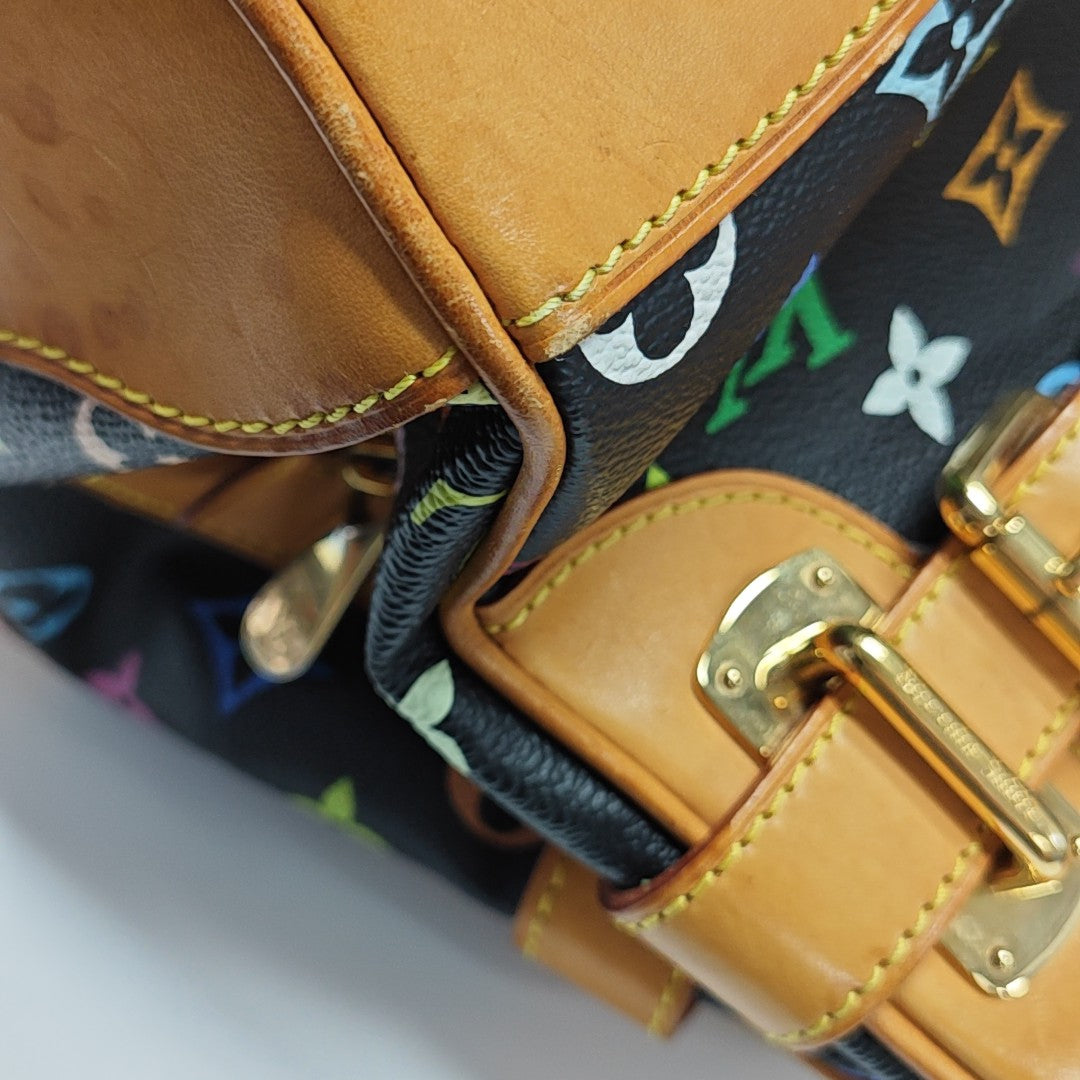 LV × TM CLAUDIA Monogram Coated Canvas Black