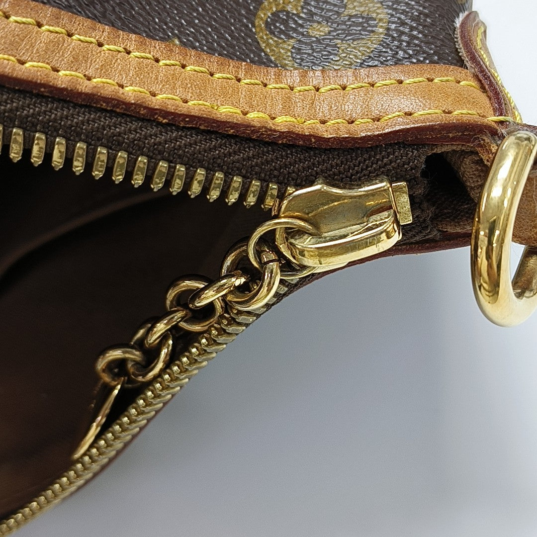 PALERMO PM Monogram Coated Canvas Brown