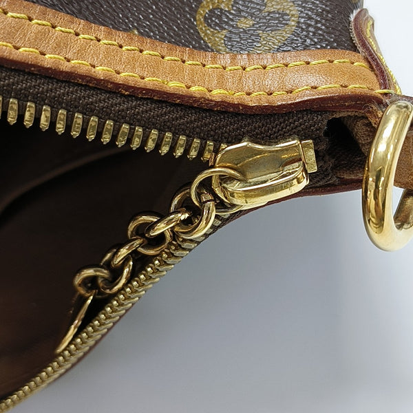PALERMO PM Monogram Coated Canvas Brown
