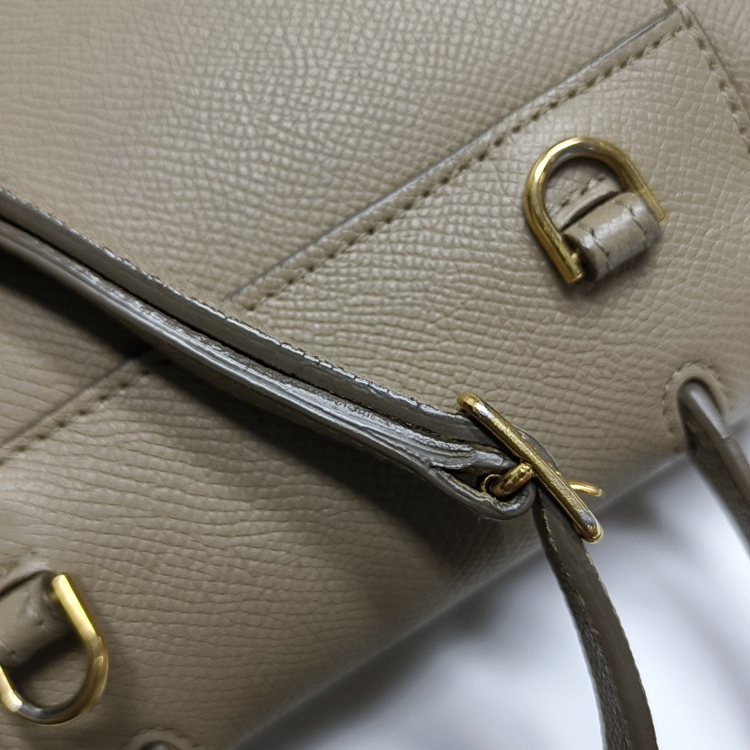BELT PICO Calfskin Beige