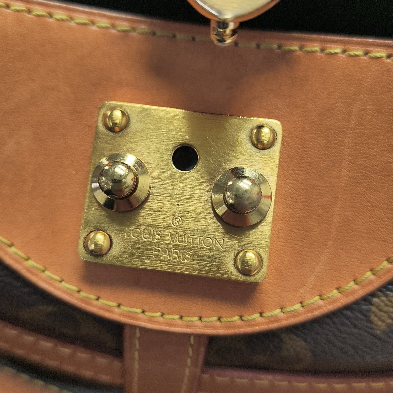 DUFFLE Monogram Coated Canvas Brown