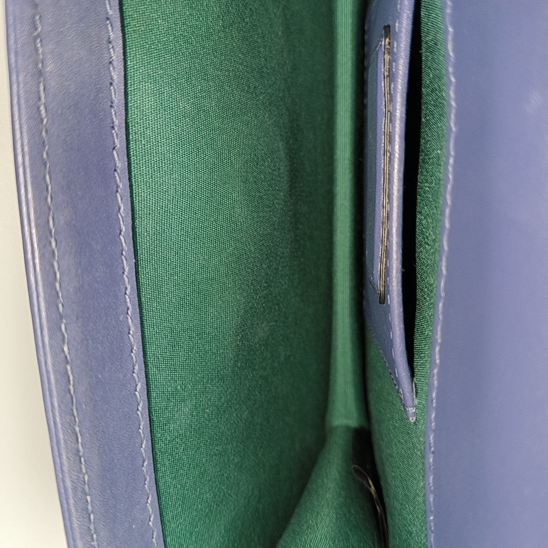 SERPENTI FOREVER Small Quilted Calfskin Blue
