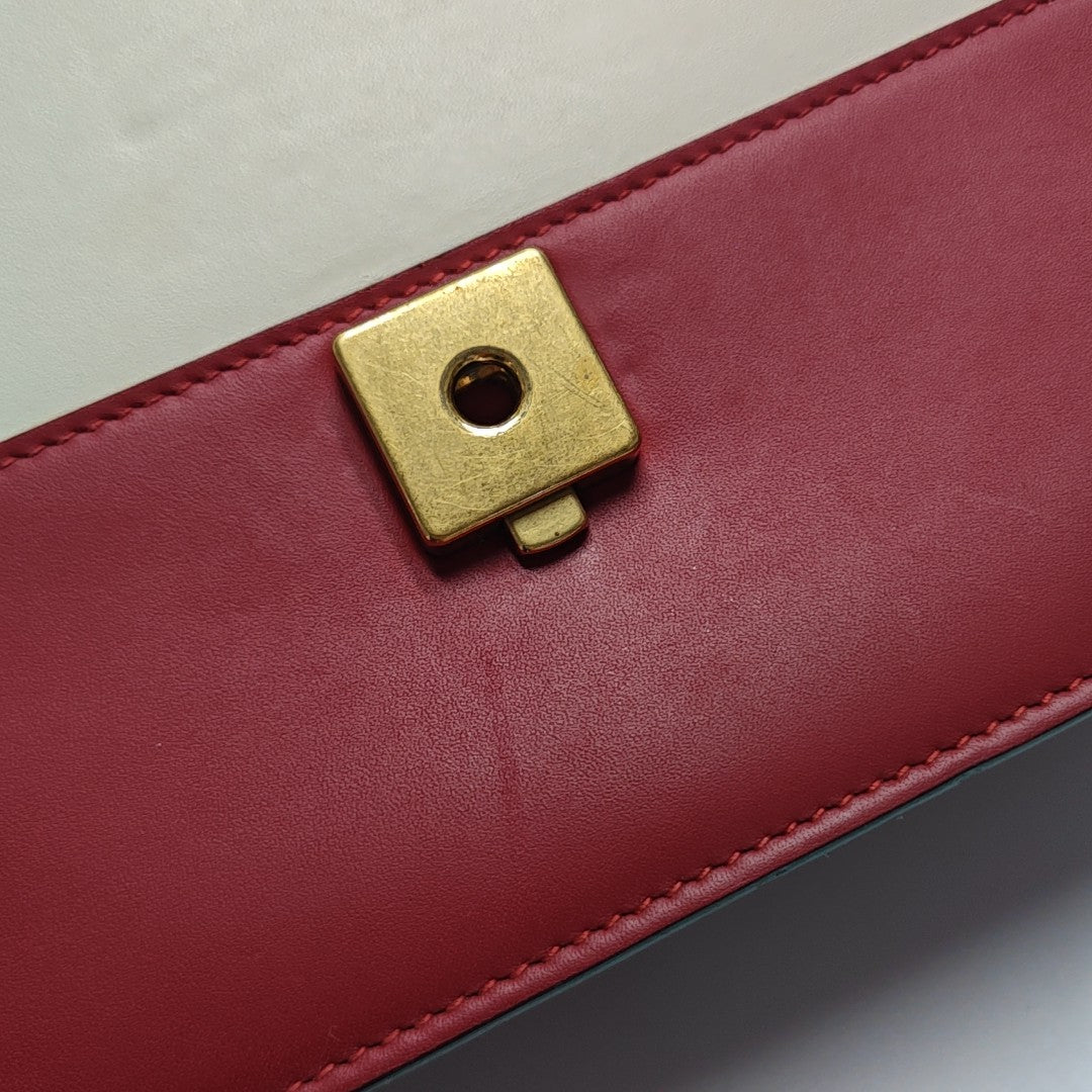 Queen Margaret Small Calfskin Multicolor