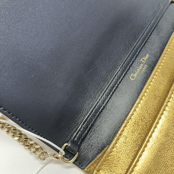 Diorama Cannage Calfskin Gold