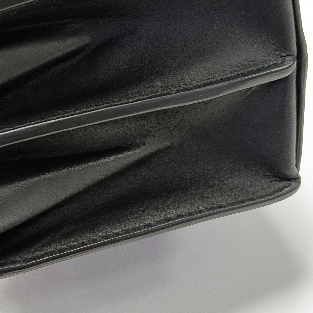 Padlock Work Calfskin Black