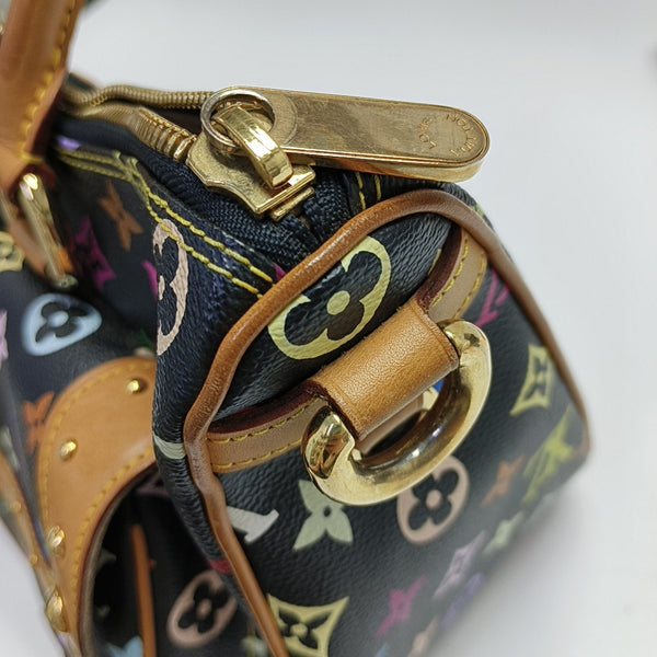 LV × TM RITA Monogram Coated Canvas Black