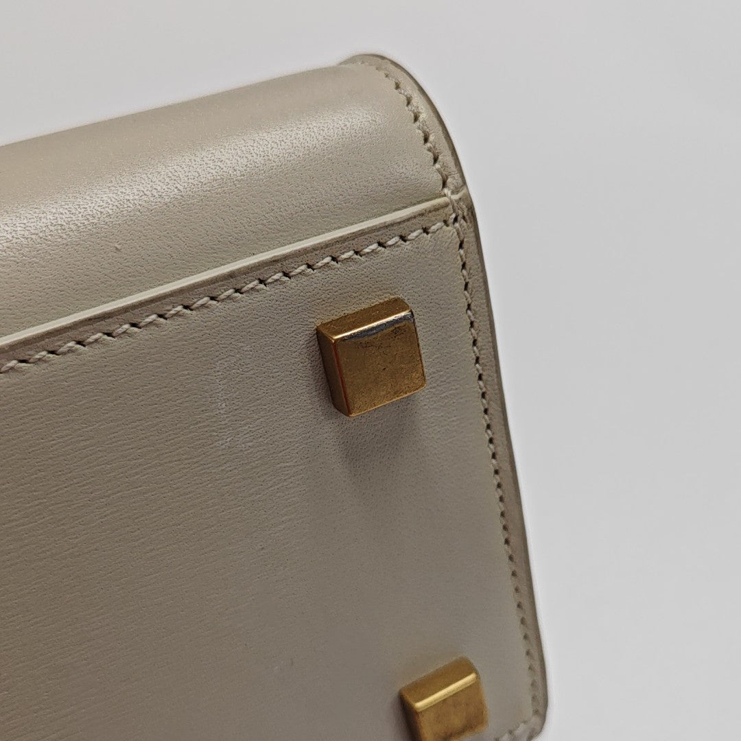 MANHATTAN Nano Calfskin White