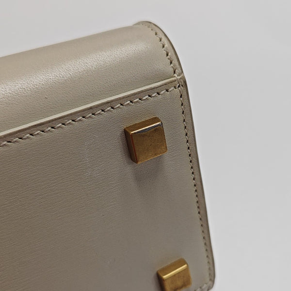 MANHATTAN Nano Calfskin White