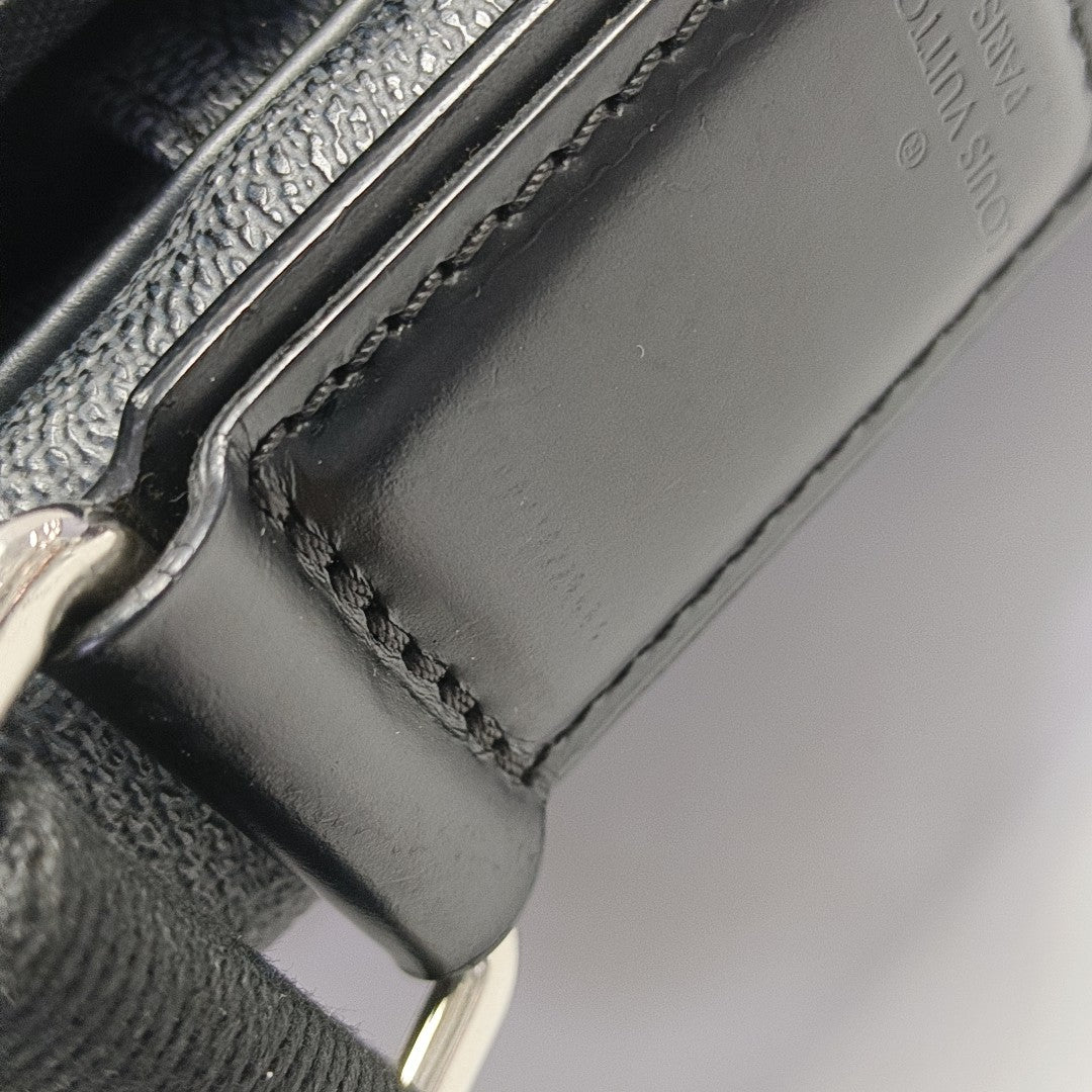 DISTRICT MM Damier Graphite Coated Canvas Gray