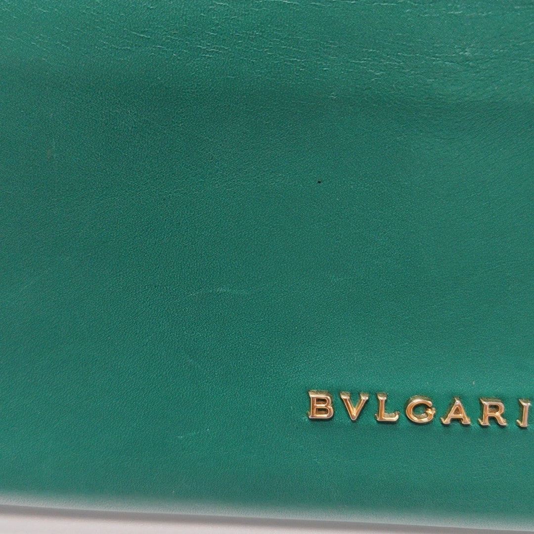 SERPENTI FOREVER Calfskin Green Wallet