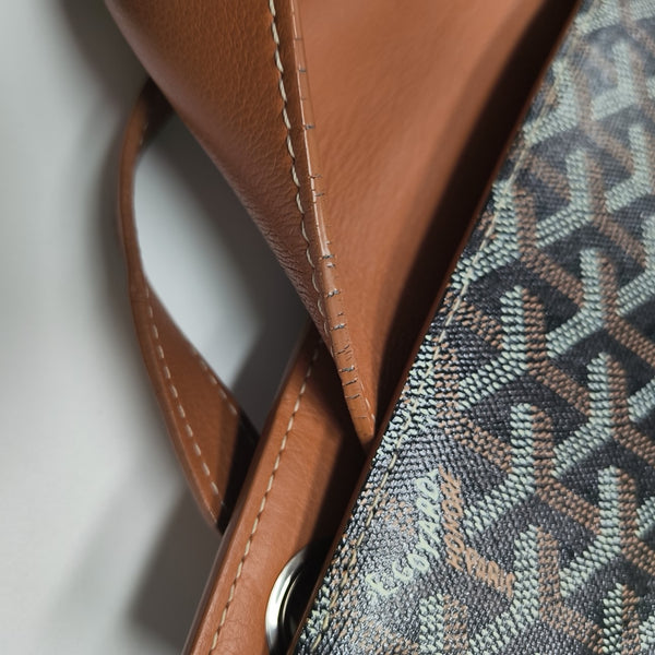 Rouette PM Coated Canvas Brown