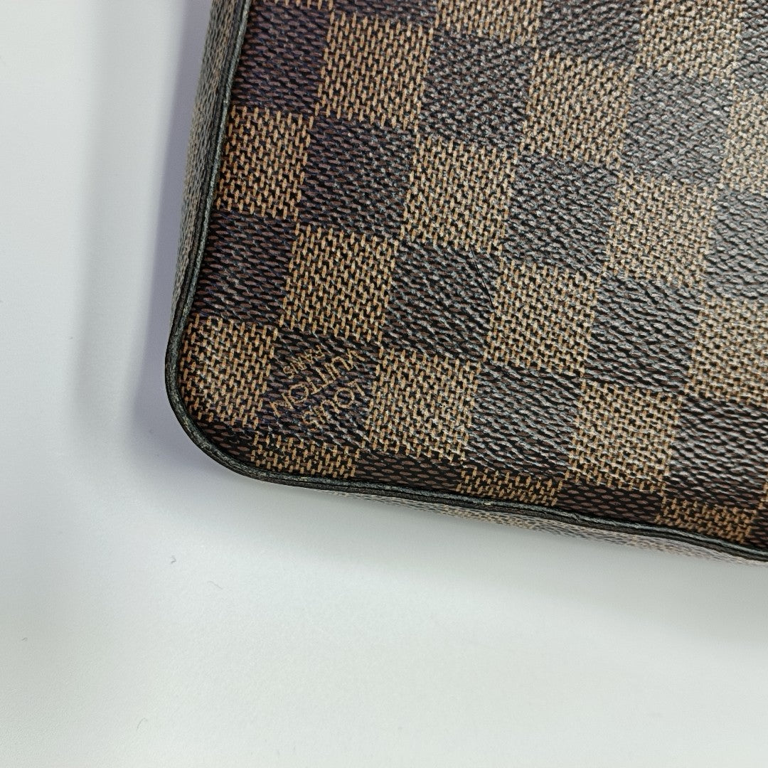 FÉLICIE Damier Ebene Coated Canvas Brown